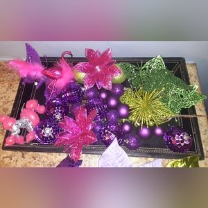 Christmas Ornaments Mardi Gras Masquerade Decoration